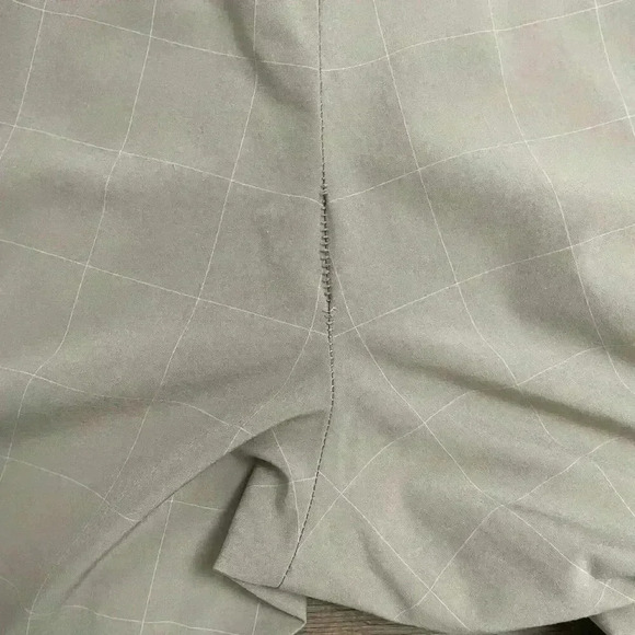 Athleta Brooklyn Textured Jogger Women's Size 18 Retro Windowpane Pull On Pants - Picture 10 of 14